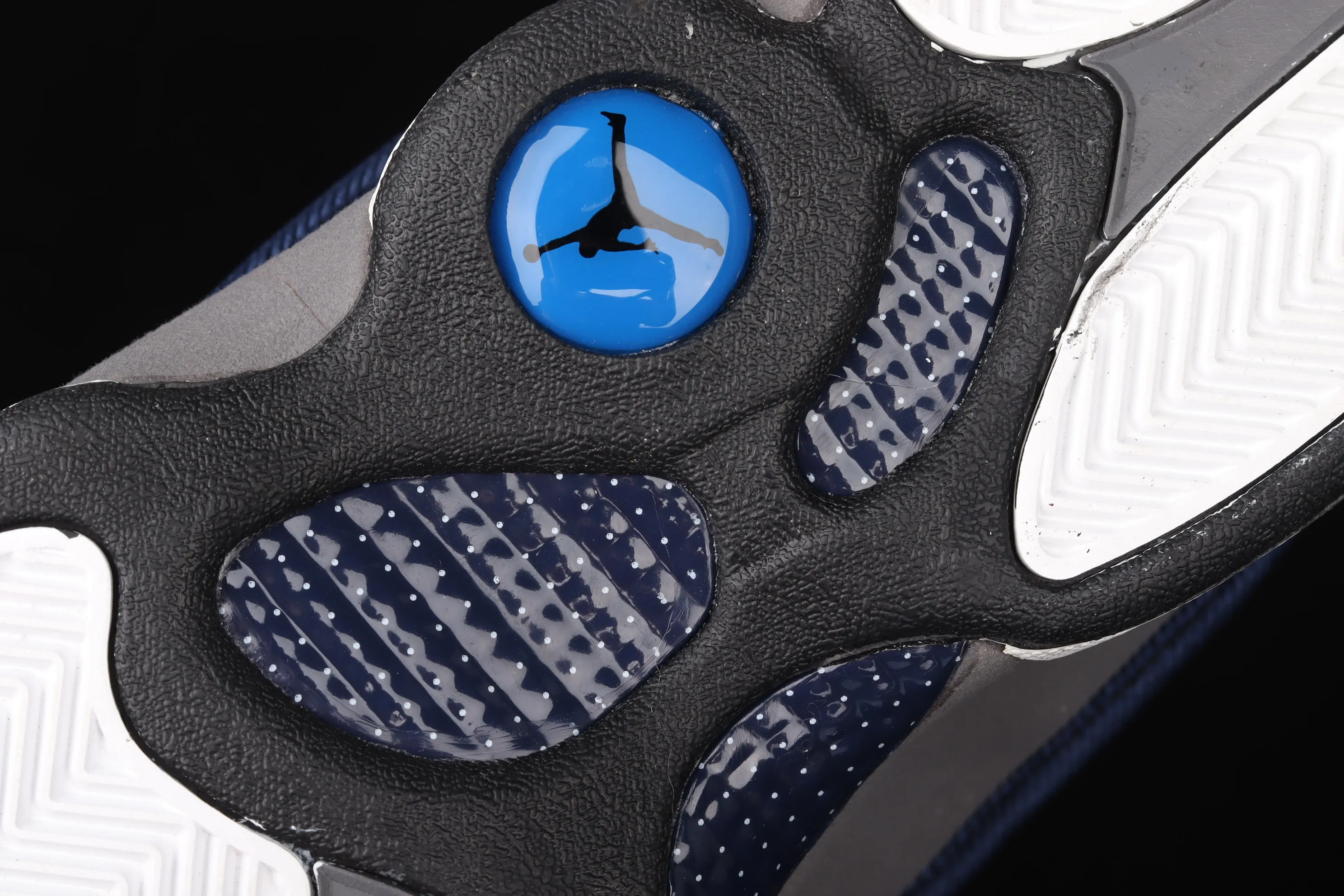 All categories Air Jordan Jordan series basketball shoes Air Jordan 13 G version Air Jordan 13 Flint GIGI AJ13 Joe 13 white blue navy blue 415171-404